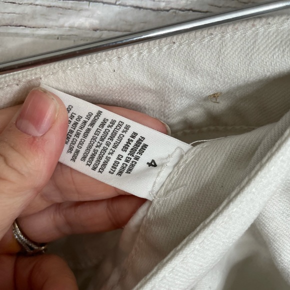 American eagle white shorts size 4 Jean - Picture 7 of 11